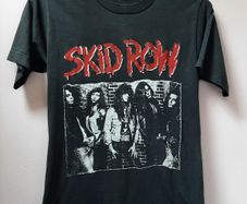 Skid Row vintage tee shirt and Gary Moore poster