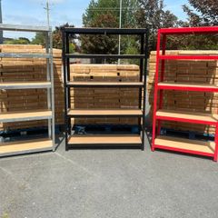 5x bays flatpack shelving