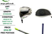 Taylormade RBZ Driver / 9.5 Degree / Matrix Ozik Stiff / Left Hand