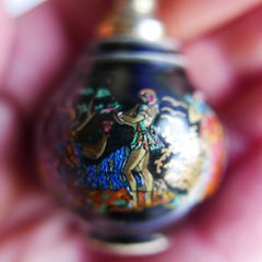 Vintage Miniature Pallini Greek Venus Perfume Bottle Handmade in Greece
