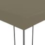 Garden Marquee with String Lights 3x3 m Taupe 180 g/m Sq Image 4