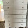 Pine cream chest of drawers Image 2