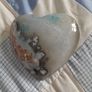ORNAMENT - Onyx Agate Crystal Heart Image 3