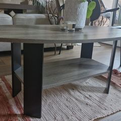 oak grey coffee table