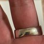 Chunky Womens Silver Ring with Flowers Image 4