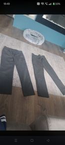 Age 10-11 and 11-12 grey school trousers