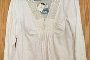 NEXT Cotton Crochet Blouse Shirt 20 New