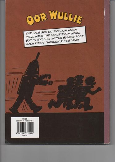 Its only 2 euro Oor Wullie Annual 2016 Uk Hard Back Book