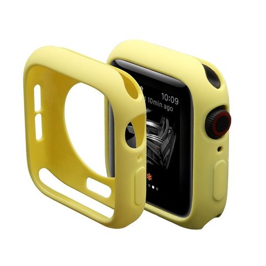 Case Cover For Apple Watch 4 5 6 SE 44mm Cover For iWatch Bumper 44mm Candy Color TPU Protector Ultra-thin Frame cover
