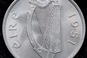 Ireland 1951 | Irish 2s6d | Irish Half Crown | Horse | KM.16a | UNC