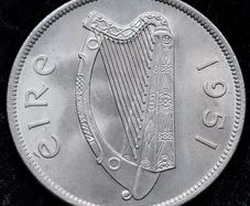 Ireland 1951 | Irish 2s6d | Irish Half Crown | Horse | KM.16a | UNC