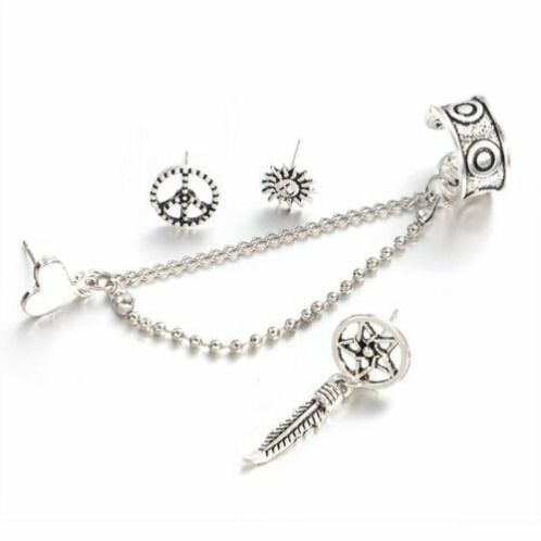 Boho Style 5in1 Earrings Set - nice gift