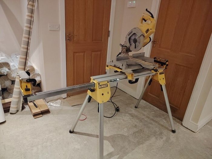 Dewalt Chop Saw and table 110 volt