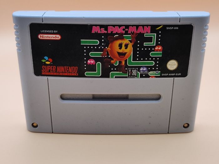 Ms. Pac-Man Snes Cart