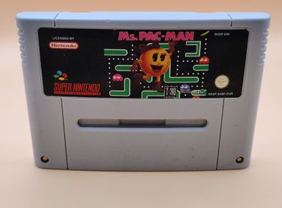 Ms. Pac-Man Snes Cart