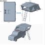 Roof tent with gazebo Image 8