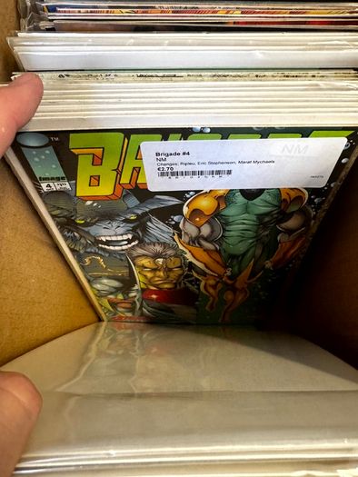 Image & Top Cow Long Comic Box w 320 comics for Sale