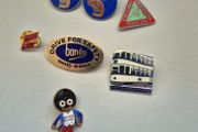Vintage Enamel Badge Collection - 1950s Robertson's Gomm, Butlins, Tram Memorabilia