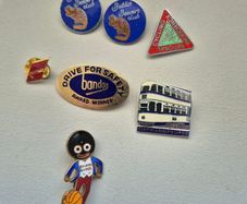 Vintage Enamel Badge Collection - 1950s Robertson's Gomm, Butlins, Tram Memorabilia