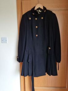 Size 10 Guess brand Ladies black Coat - Bargain price