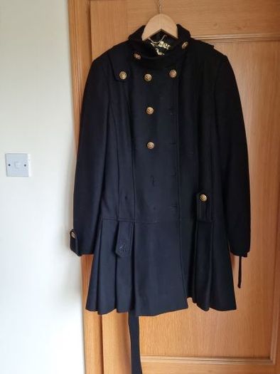 Size 10 Guess brand Ladies black Coat - Bargain price
