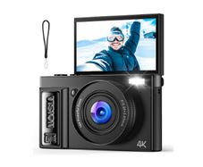 Digital Camera 4K for Photography Vlogging: 64MP Cameras for Video - 16X Zoom Photo Camera