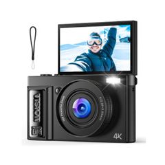 Digital Camera 4K for Photography Vlogging: 64MP Cameras for Video - 16X Zoom Photo Camera