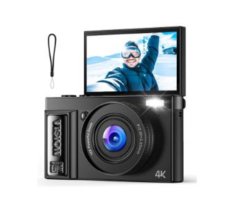 Digital Camera 4K for Photography Vlogging: 64MP Cameras for Video - 16X Zoom Photo Camera