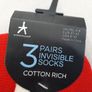 3 new pairs invisible socks Image 5