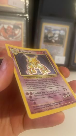 Alkazam Base Set Pokemon Card