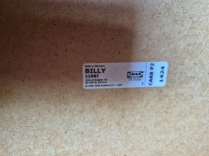 billy bookcase light wood colour