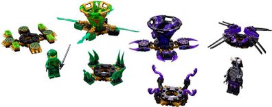 Lego Ninjago 70664: Spinjitzu Lloyd Vs Garmadon (2019) 100% Complete (NO BOX)