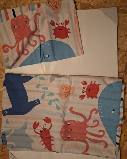 Aldi single bed duvet set, underwater theme