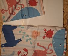 Aldi single bed duvet set, underwater theme