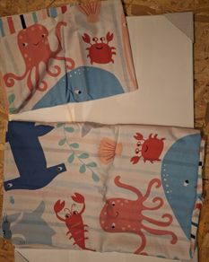 Aldi single bed duvet set, underwater theme