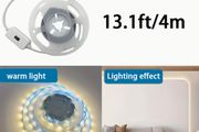 Smart LED Strip Lights with Motion Sensor, USB- RGB-Free White Light