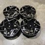 17" Inch Ford Fiesta Alloy wheels 4x108 63.4 TI TDCI ECOBOOST Gloss Black Machined Image 3
