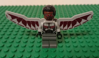 Lego  Falcon Light gray and dark red wings