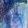 Large Original Abstract Painting Art Deco Influenced Style Painting of Style of Swan Peacock Contemporary Art 75x50cm Image 7