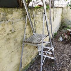 Aluminium platform steps