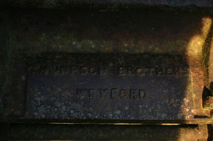 Antique Oil Cake Mill - Thompson Brothers  Vexford Antique Milling Machine