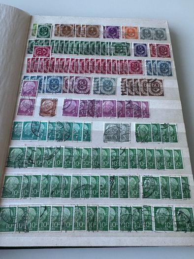 GERMANY collection in stamp album