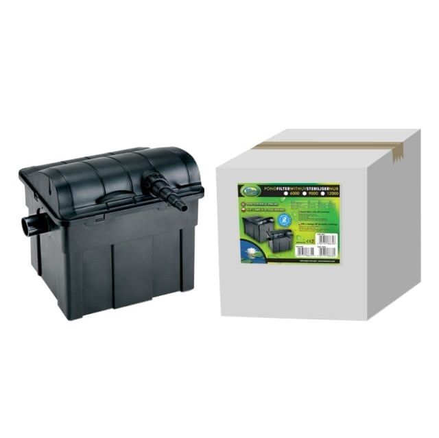 Aqua Nova NUB-6000 Pond Flow Through Filter with UV-C Lamp 9W up to 6000L