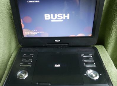 Bush PDVD116 12" portable DVD Player, Tested