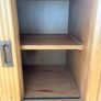 Fluted solid wood sideboard with sliding doors Image 4