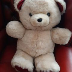 New large teddy tag attached