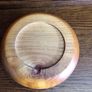 Vintage Wooden Circular Trinket / Jewlery Box w/floral embroidery top Image 7