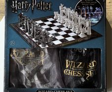 Harry Potter Noble Collection Wizard Chess Set - Complete Sorcerers Stone Edition