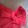 Zara Girls red jacket with scarf 7-8 Image 2