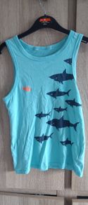128/135 cm tank top sharks h&m